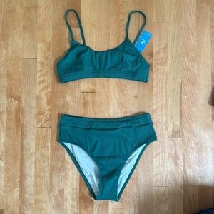 NWT green cupshe 2 piece set
